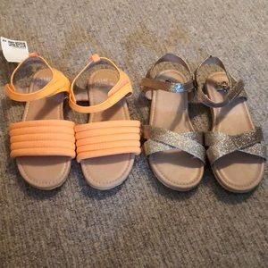 Super cute 2 pairs H&M Sandals 33